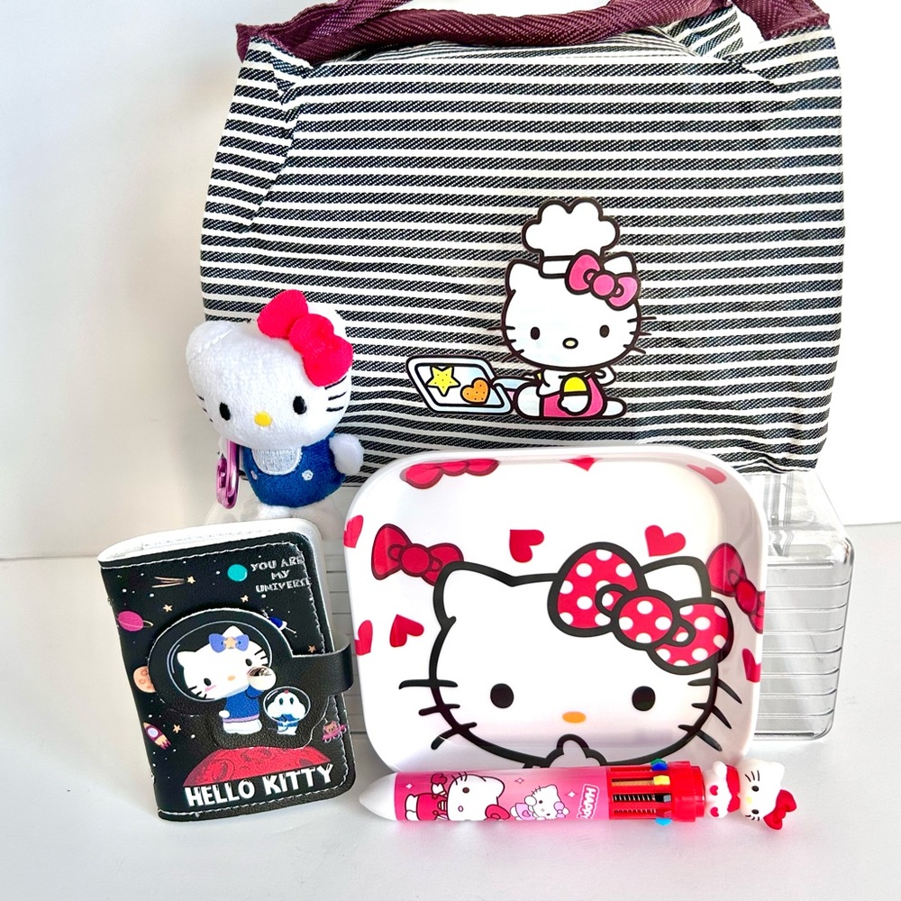 ❤️(HK364) Hello Kitty Adorable 5-Piece Lunch Cooler Bundle! - Picture 10 of 10